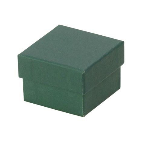 Caja de regalo decorativa verde para un pequeño obsequio (1/2)