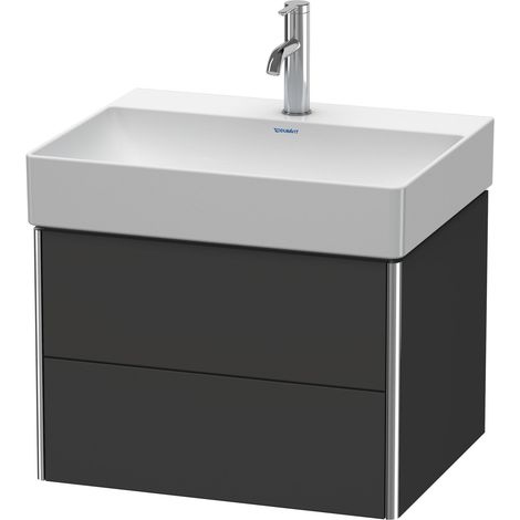 Duravit XSquare Waschtischunterbau wandhängend, 2 Schubkästen,