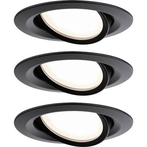 Paulmann 93082 Set Nova Plus Lampada LED da incasso LED (monocolore) 6 W Nero (1/5)