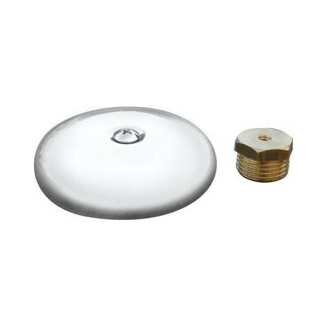 BOUCHON EN LAITON AVEC VIS ET ROSACE 1/2 Taille : 1/2 - CONF