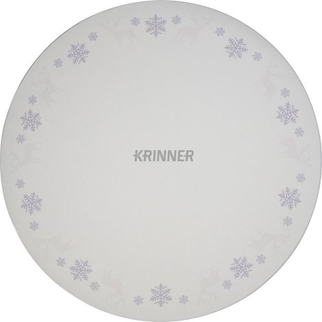 Krinner Weihnachtsbaumunterlage Ø 60 cm weiß Weihnachtsbaumdecke