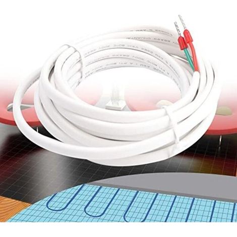 SJLERST 3Mètres Sonde de Capteur, Thermostats et accessoires Accessoires de Thermostat, Sonde de Thermostat de Chauffage Par le Sol, R25=10KΩ (1/5)
