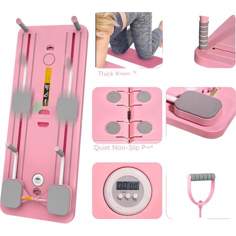 Pedana per allenamento fitness, design multifunzionale, materiali resistenti, ROSA (1/2)