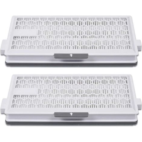 Air Clean Plus 50 Staubsaugerfilter für Miele Complete C3 Powerline S8340, Air Clean SF-HA 50 Staubsaugerfilter für Complete C2 C3 Compact C1 C2, 2er-Pack (1/5)