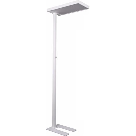 LED Stehlampe Büro LUMANOVA IP40 / 4000K / 80W Alu weiß hjh OFFICE (1/5)