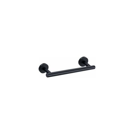 Portasciugamani in acciaio inox 304 da 40 cm, resistente alla corrosione, per bagno e cucina, colore nero. (1/5)