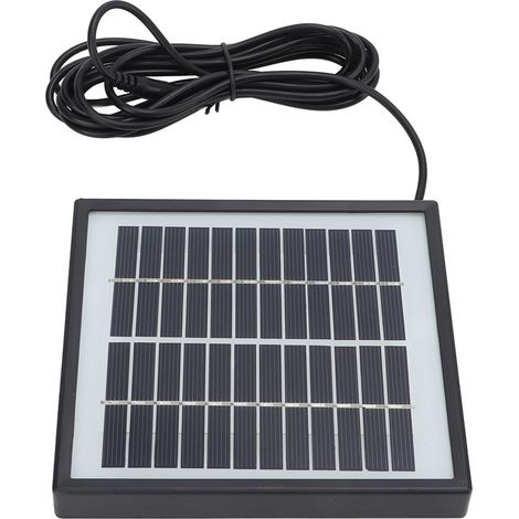 Panneaux solaires 2W 12V en polysilicium à haut rendement de conversion, chargeur solaire à économie d'énergie avec cadre pour le tourisme en voiture (1/5)