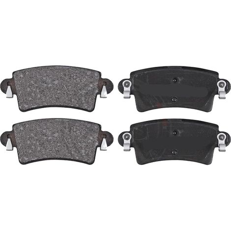 KIT PASTIGLIE FRENO POSTERIORI compatibile con NISSAN INTERSTAR AUTOBUS / FURGONATO PIANALE PIATTO/TELAIO (X70) / PASTIGLIE FRENANTI AUTO OEM 37289, / SOSTITUZIONE DIRETTA / BASSA POLVERE / SILENZIOSO (1/4)