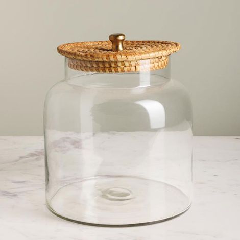 Grand Bocal Provence en Verre 24x20cm