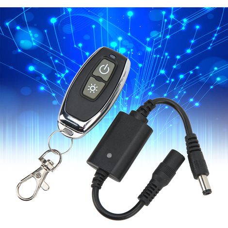 Miniatur-Tischleuchte mit farbigem LED-Streifen und Fernbedienungsschalter (DC 3,5V-12V) (1/5)
