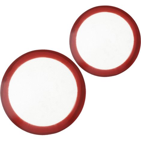 Feuilles De Silicone Pour La Cuisson 2 Tapis De Cuisson Antiadhésifs Feuilles De Revêtement Pour Four à Pizza'-'- (1/5)