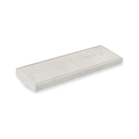 Remate Cubremuros Segre - Goterón en 3 caras que evita filtraciones - 50 × 16 × 3 × 4,5 cm - Unidad - Blanco