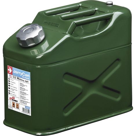 Bidon a carburant - Jerrican - KANGR - 10L vert (1/3)