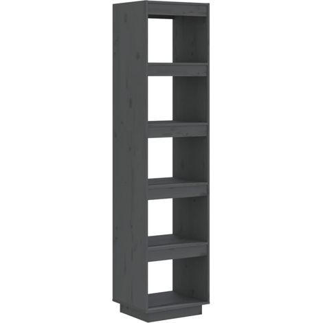 Maison Exclusive - Bücherregal/Raumteiler Grau 40x35x167 cm Massi