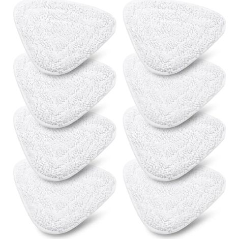 8 Chenille-Ersatzpads für Vileda / O-Cedar Dampfmopp