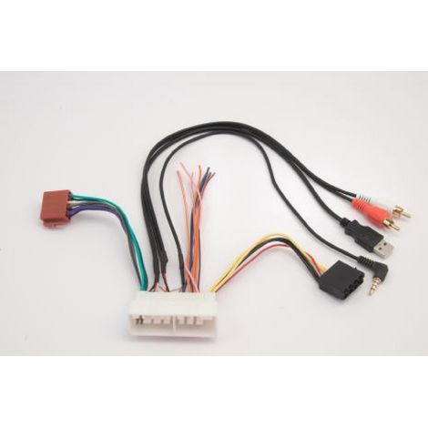 Fiche ISO autoradio AI75A compatible avec Kia 2017 vers ISO USB RCA Jack