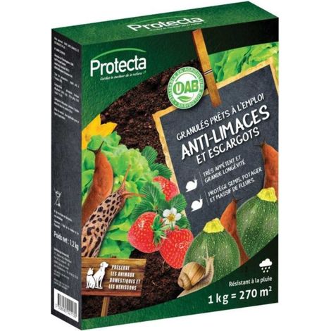 Anti-limaces et escargots – Granulés 1% – 1 kg