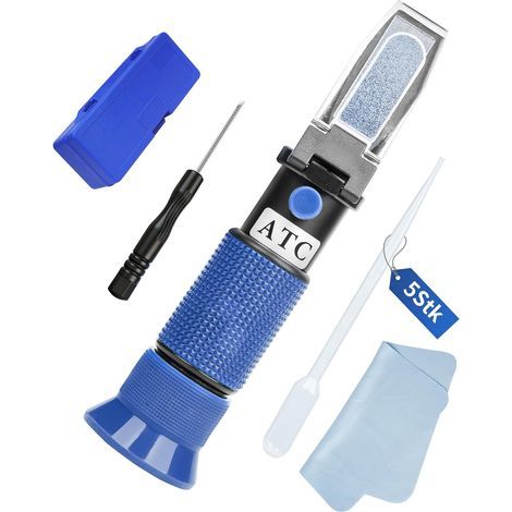 4-in-1 Refractometer, ATC, Antifreeze G11 G12 G13, AdBlue, Battery Acid, Windshield Washer Fluid, Vehicle (1/5)