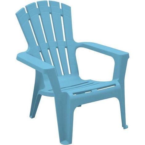 Omega ADIRONDACK Poltrona da giardino Blu Miami in resina