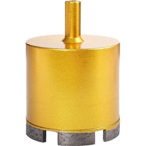 65mm Diamant Diamant Scie Trépan, Ardoise Porcelaine Marbre Creux Foret Creux Pour Verre, Céramique, Porcelaine, Tuile, Marbre, Granit (Diamètre De 65mm) (1/5)