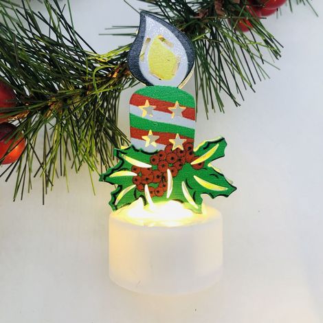 Guirlande Lumineuse LED - 20 Lumières - Pour Arbre De Noël Décoration Intérieure Et Extérieure - Multicolore - 1 Pièce (1/5)