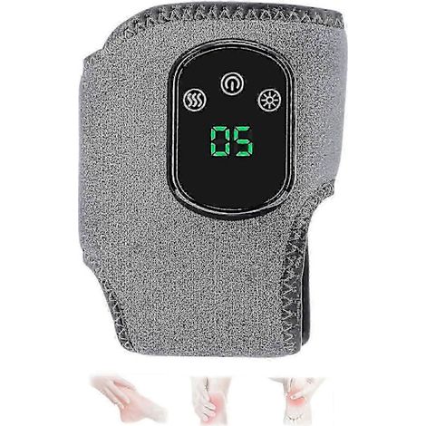 Dreifach tragbares, kabelloses Massagegerät – 3 Vibrationsmodi und Knöchelheizkissen – Ideal für Zuhause, Büro und Reisen (Ein Gerät) (1/5)