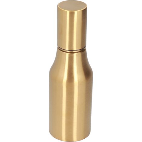 Distributeur d'huile d'olive en acier inoxydable 500 ml, étanche et anti-poussière, carafe à huile d'olive de cuisine dorée (1/5)