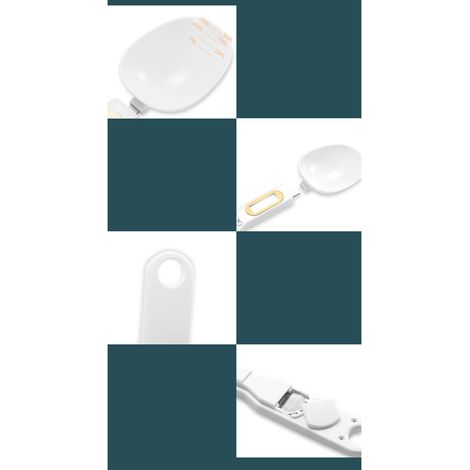 500g weißer Messlöffel, Küchenwaage, 500g elektronischer Messlöffel, Zutatenwaage, Grammwaage. (1/5)