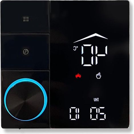 Termostato intelligente con WiFi, 16A, supporta applicazione di controllo remoto, programmabile, a basso consumo energetico, adatto per case, uffici e hotel. (1/5)