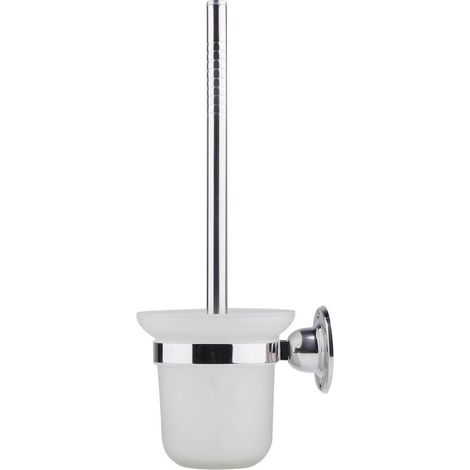Cepillo de baño de acero inoxidable Toivize para montaje en pared con soporte (1/5)
