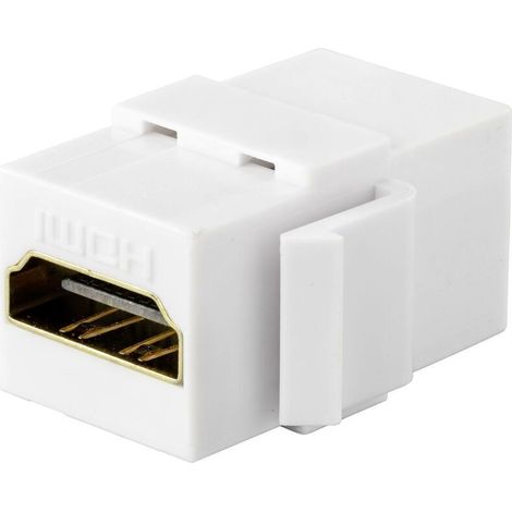 Module HDMI encastrable Keystone – 1 pièce, compatible RJ45, montage facile, finition professionnelle (1/3)