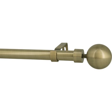 Kit tringle extensible en métal avec embout