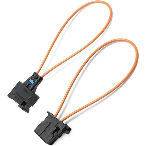 La maggior parte degli adattatori loopback in fibra ottica maschio e femmina per auto, 2 pezzi La maggior parte degli adattatori in fibra ottica per autoradio e sistemi di navigazione audio (1/5)