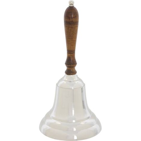 Cloche déco Johan H.46,5cm argent - Atmosphera créateur d'intérieur (1/2)
