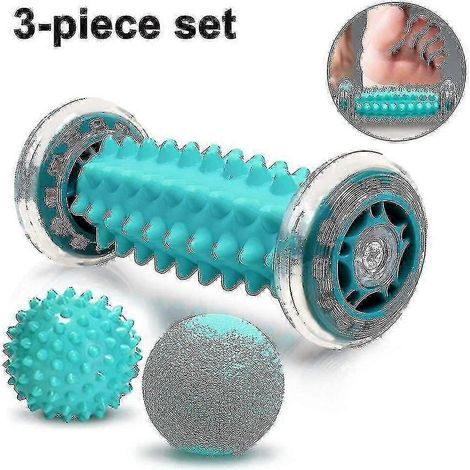 Ensemble de 3 balles de massage pour les pieds, balle hérisson et rouleau de massage pour les pieds (1/5)