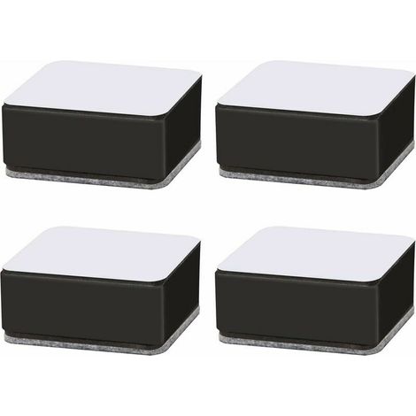 Elevadores de muebles LOY, patas de cama, mesa elevadora, elevador de sofá cama, elevadores de cama de acero al carbono, elevadores adhesivos para sofá, mesa de centro, armario, cama, escritorio, 4 pi (1/5)
