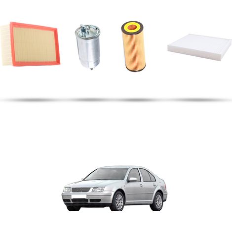 Kit tagliando 4 filtri compatibile con Vw Bora 1.9 TDi 96kw dal 2001 (1/5)