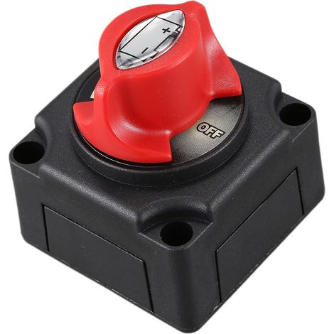 Sectionneur/coupe-circuit de batterie automobile 300 A pour voiture, bateau ou yacht (1/5)