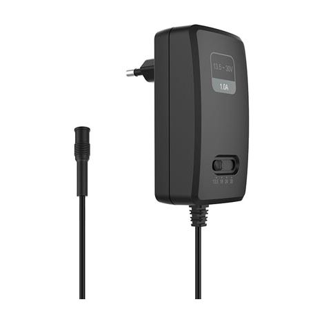 HQ-Power Adaptador de Corriente Universal para Dispositivos informáticos y electrónicos, Salida Ajustable 13.5-30 VDC, 1 A, 30 W, 100-240 V AC, 50/60 Hz, Cable de 1.8 m, 6 Conectores Intercambiables, (1/5)
