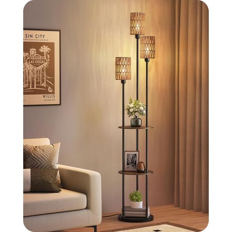 LED Uplight Spot Bodenstrahler IP44 Wasserdicht 6W 600LM Aluminium Bodenlampe Innen Wohnzimmer- Bodenleuchte mit Fußschalter (1/5)