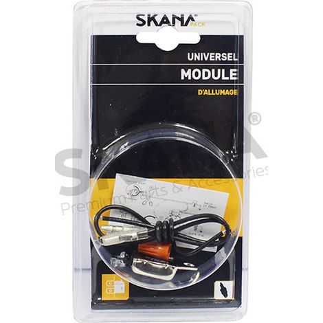 Universelles Zündmodul mit 1 Stecker und Stahlgehäuse. Ersetzt Zündkontakte und Kondensator bei vielen Modellen.
