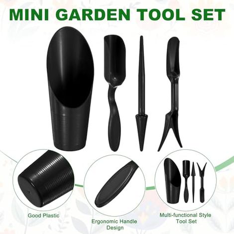 1 Outils Jardin: Pelles et Cuillères pour Repiquage, Culture Succulentes, Creusage, en Plastique, Mini pour (1/5)