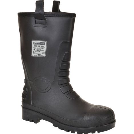 Bota Rigger Neptuno S5 CI con plantilla impermeable PORTWEST FW75 37 Negro