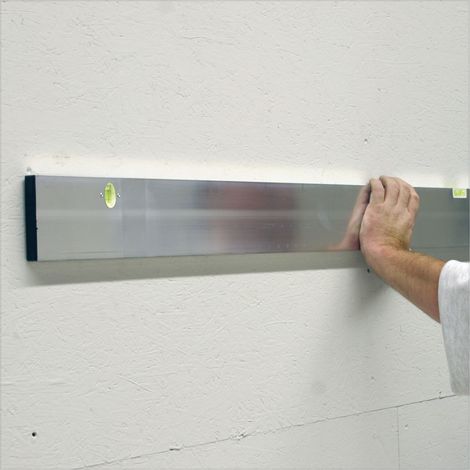 alfer Combitech Richtlatte mit Libelle 300 cm Hartaluminium Messwerkzeug (1/2)