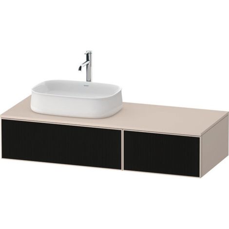 Duravit Zencha Konsolenwaschtischunterbau, 1300x550mm, 2 Auszüge, (1/2)