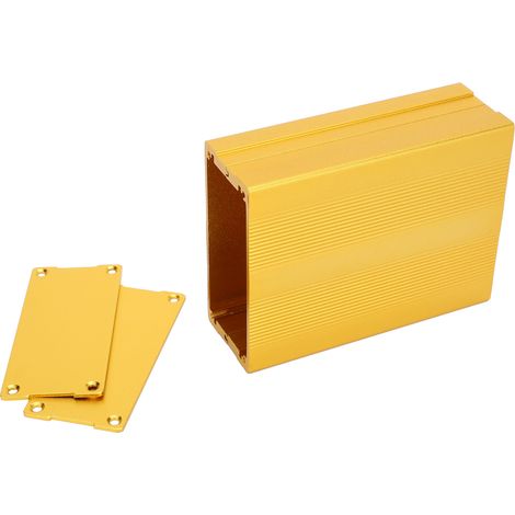 Boîtier étanche en aluminium doré type split pour GPS décodeur circuit imprimé (1/5)