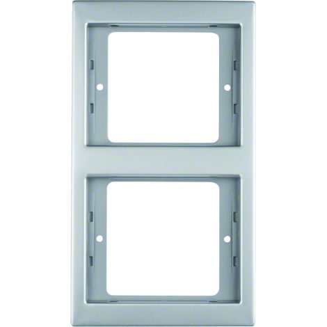 Cornice doppia Berker k.5 verticale 2 unità opaco