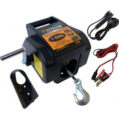 Argano Paranco Verricello Elettrico 12V 300W 1 TON Portatile per Auto Barca (1/5)