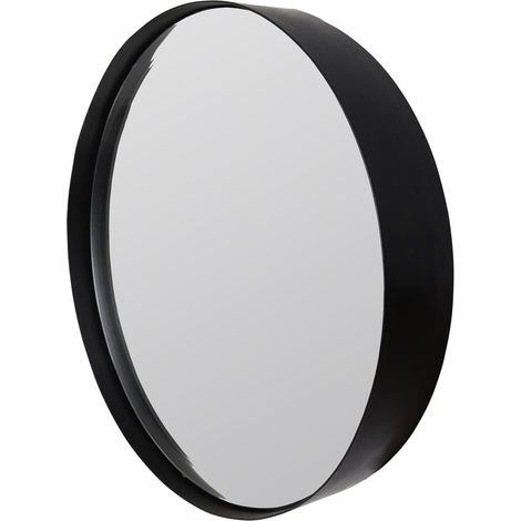 Miroir, Grand Miroir décoratif RAJ Noir en Metal, BOITE A DESIGN (1/5)