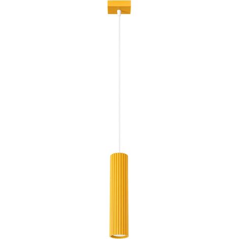 Lampade a sospensione KARBON giallo 8x118x8cm Sollux (1/5)